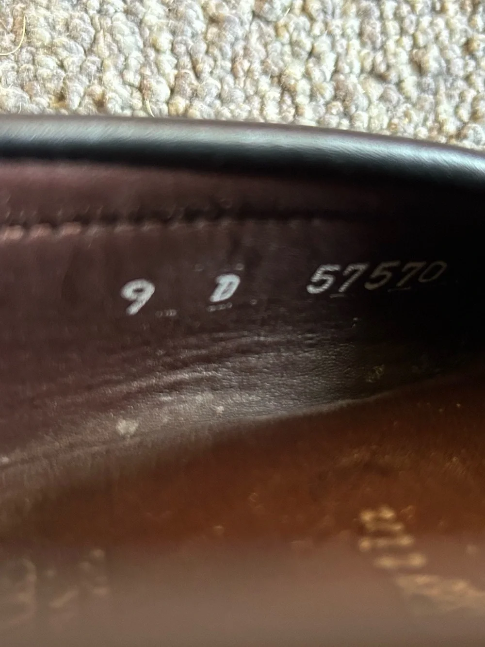 Allen Edmonds Black Leather Bit Slip-On Loafers